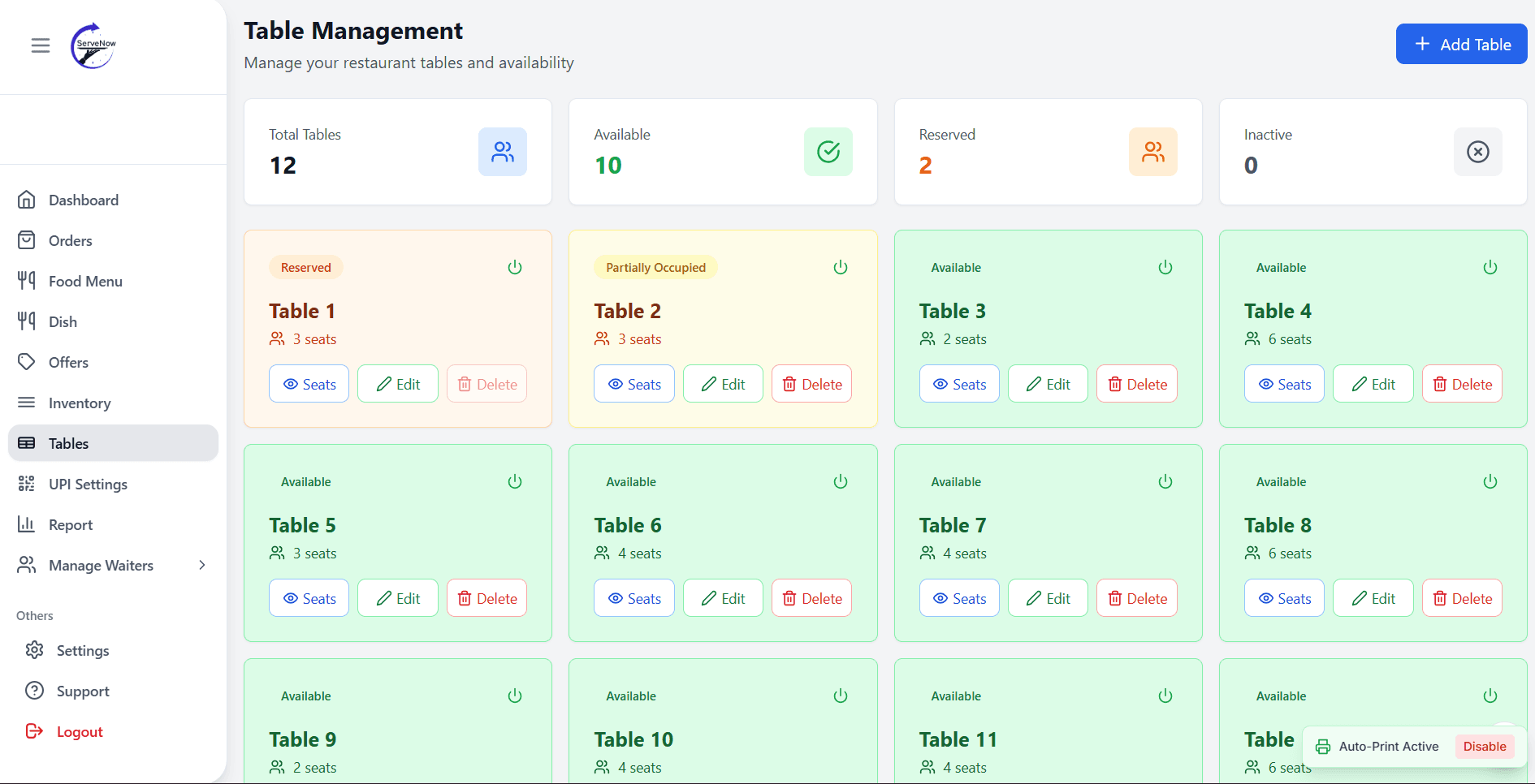Kitchen Display System
